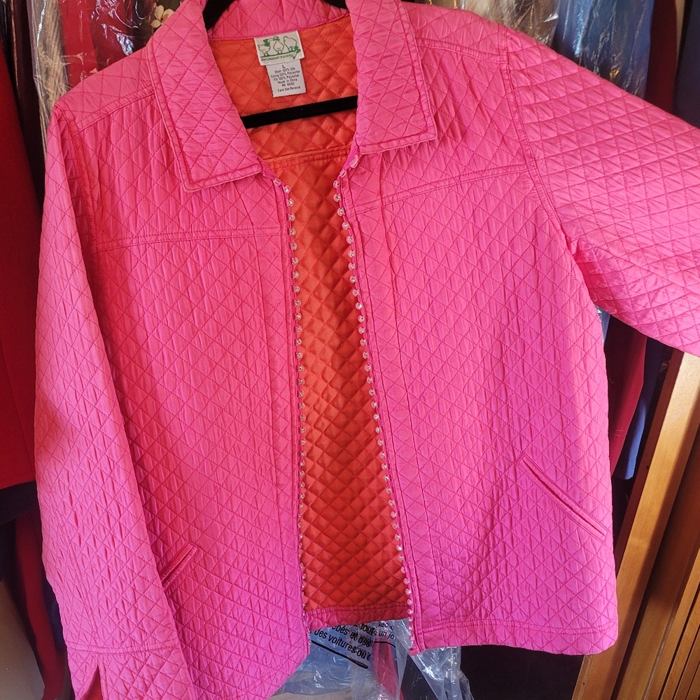 The Quacker Factory women's lightweight jacket size 12.